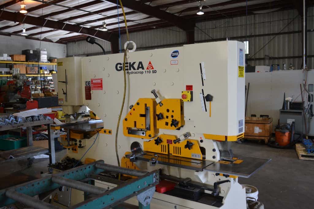 IMM Quality Boat Lifts GEKA Hydracrop 110SD machine manufacturing the world's best boat lifts