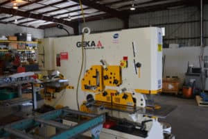 IMM Quality Boat Lifts GEKA Hydracrop 110SD machine manufacturing the world's best boat lifts