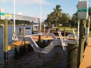Sailboat Custom Boat Lift Bunk