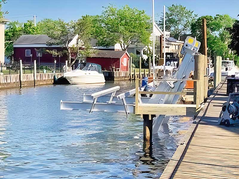 kitzen alumavator highspeed elevator boat lift