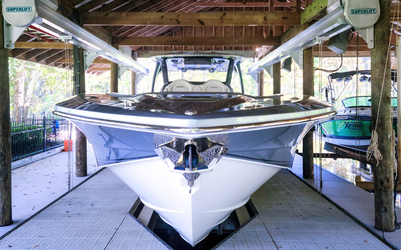 Custom Boat Lift Decking
